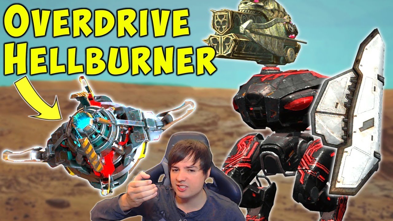 LOL! HELLBURNER with OVERDRIVE Module - New War Robots Live Gameplay WR