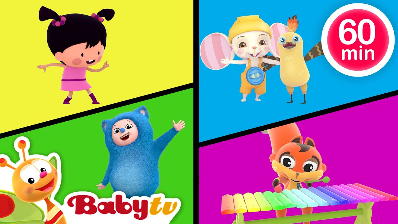 1 time beste sangsamling 2024 - Syng og dans med BabyTV | Barnerim for babyer🎵 @BabyTVNOR