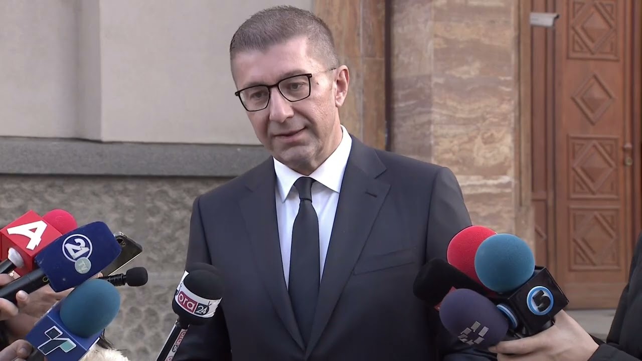 Изјава за медиуми на претседателот на Владата, Христијан Мицкоски
