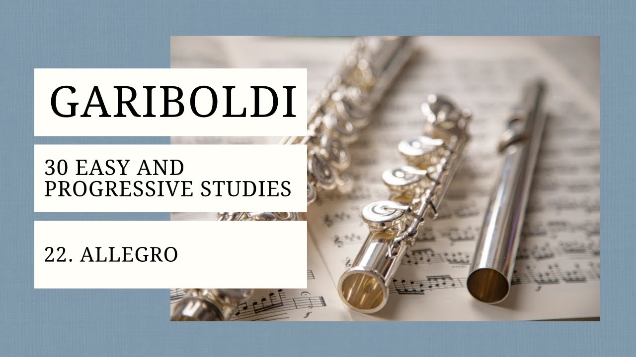 Gariboldi: Etude No. 22 Allegro from 30 Easy and Progressive Studies