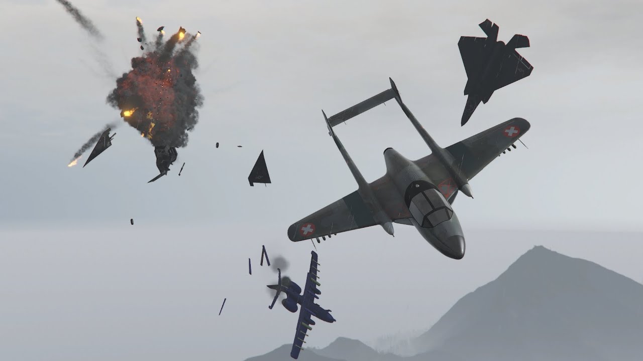GTA Online: Freemode Dogfight Takedowns
