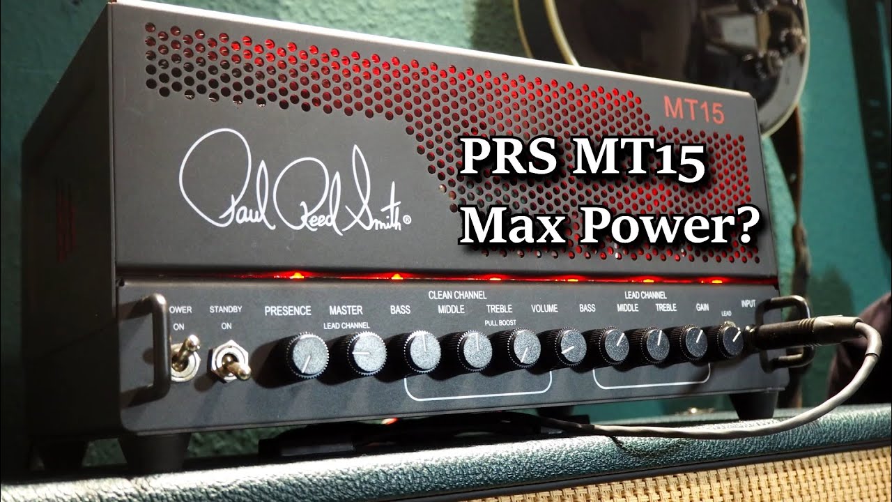 PRS MT15  -  Real Maximum Output Power Measured