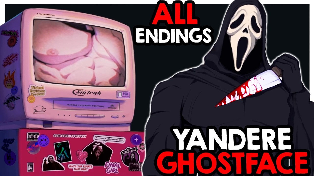 Trapped in a Yandere Ghostface Dating Sim - ALL ENDINGS