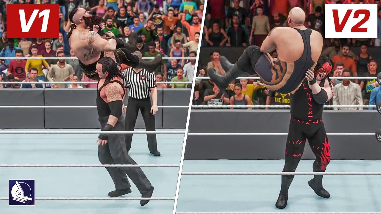 WWE 2K18 Top 10 Moves with different Versions #2