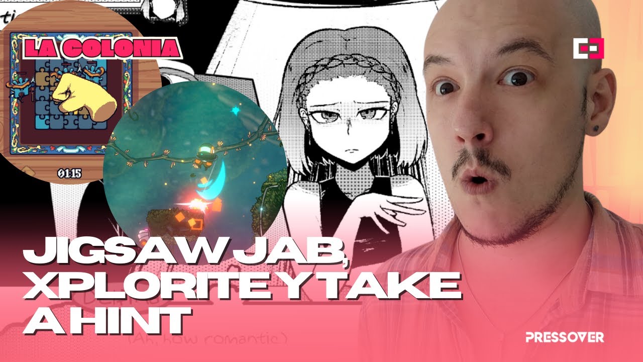 Hoy jugamos JIGSAW JAB, XPLORITE y TAKE A HINT - La Colonia de Press Over
