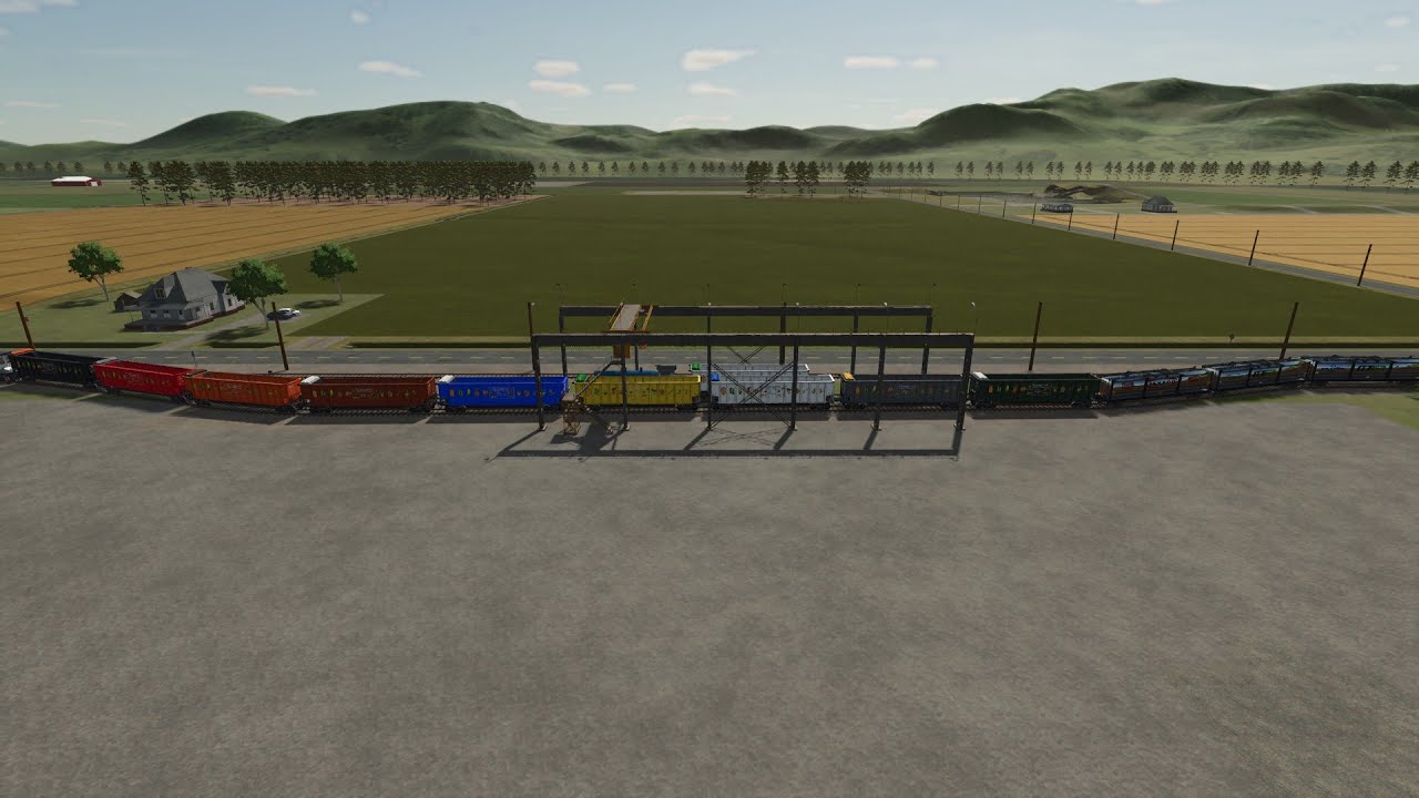 Farming Simulator chemin de fer avec FS25: Installation d'une nouvelle voie.