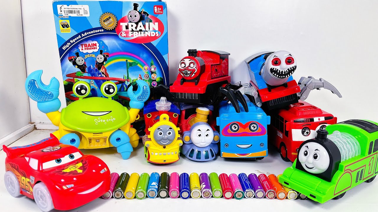 Unboxing Play And Review Thomas And Friends Choochoo Charles captain America Toys spiderman Toys