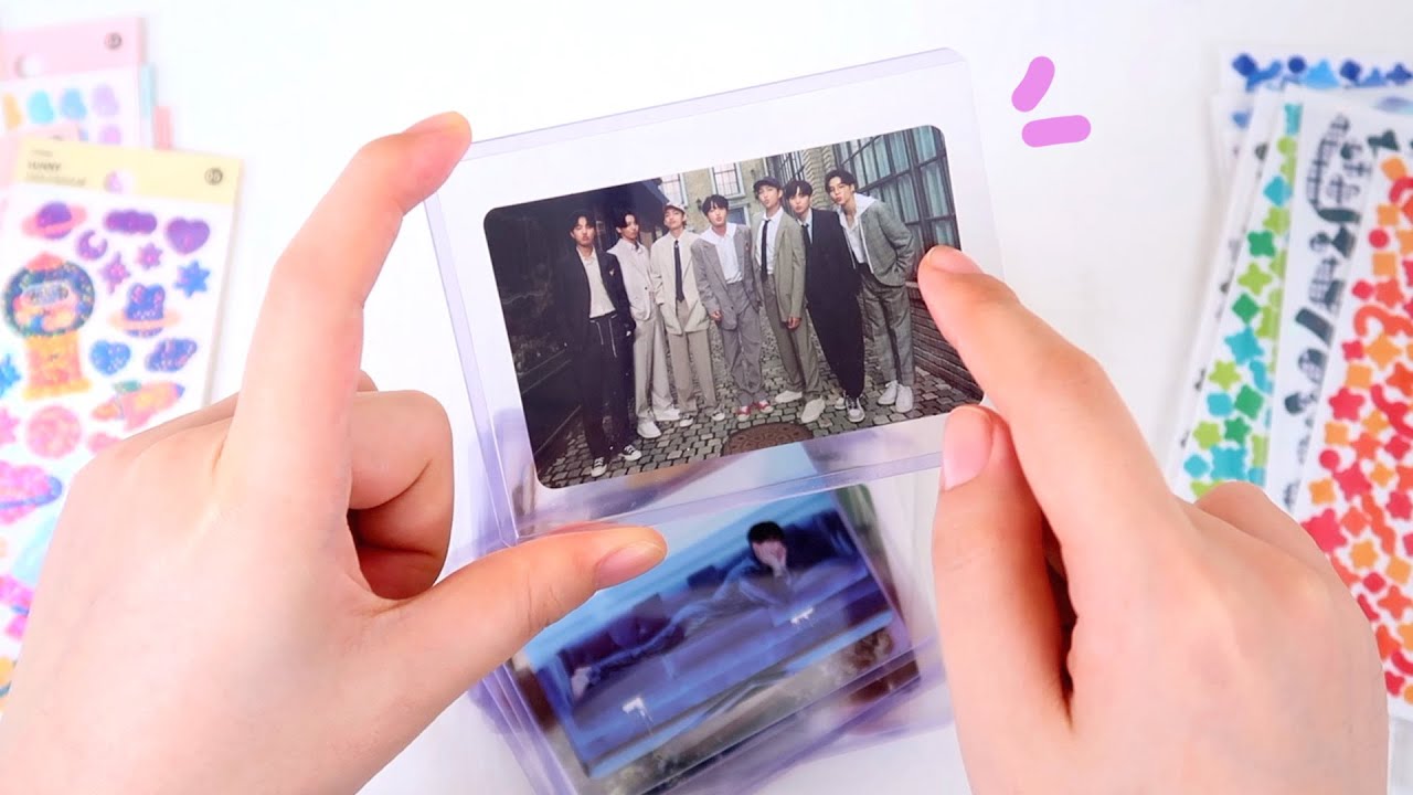 Украшение фотокарточек BTS BE / Decorating BTS BE Photo Cards