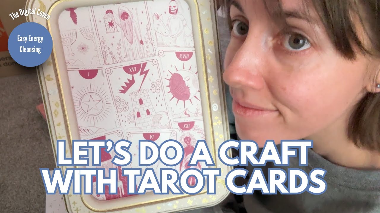 Let's make wall art with some tarot cards | Witchy DIY | The Digital Coven