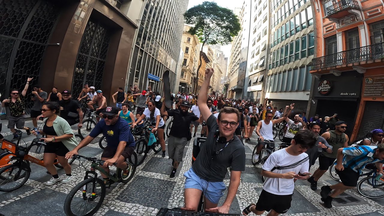 Drum & Bass na Bike #11 | Centro Histórico de São Paulo