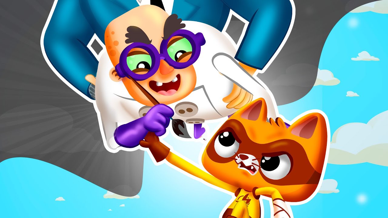 New episode! Kangu has to beat the evil Dr. Spooky in the Superzoo painting contest