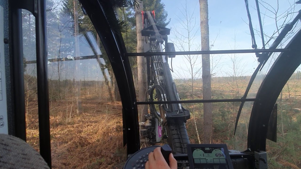 Harvester Logset 8H and head TH75