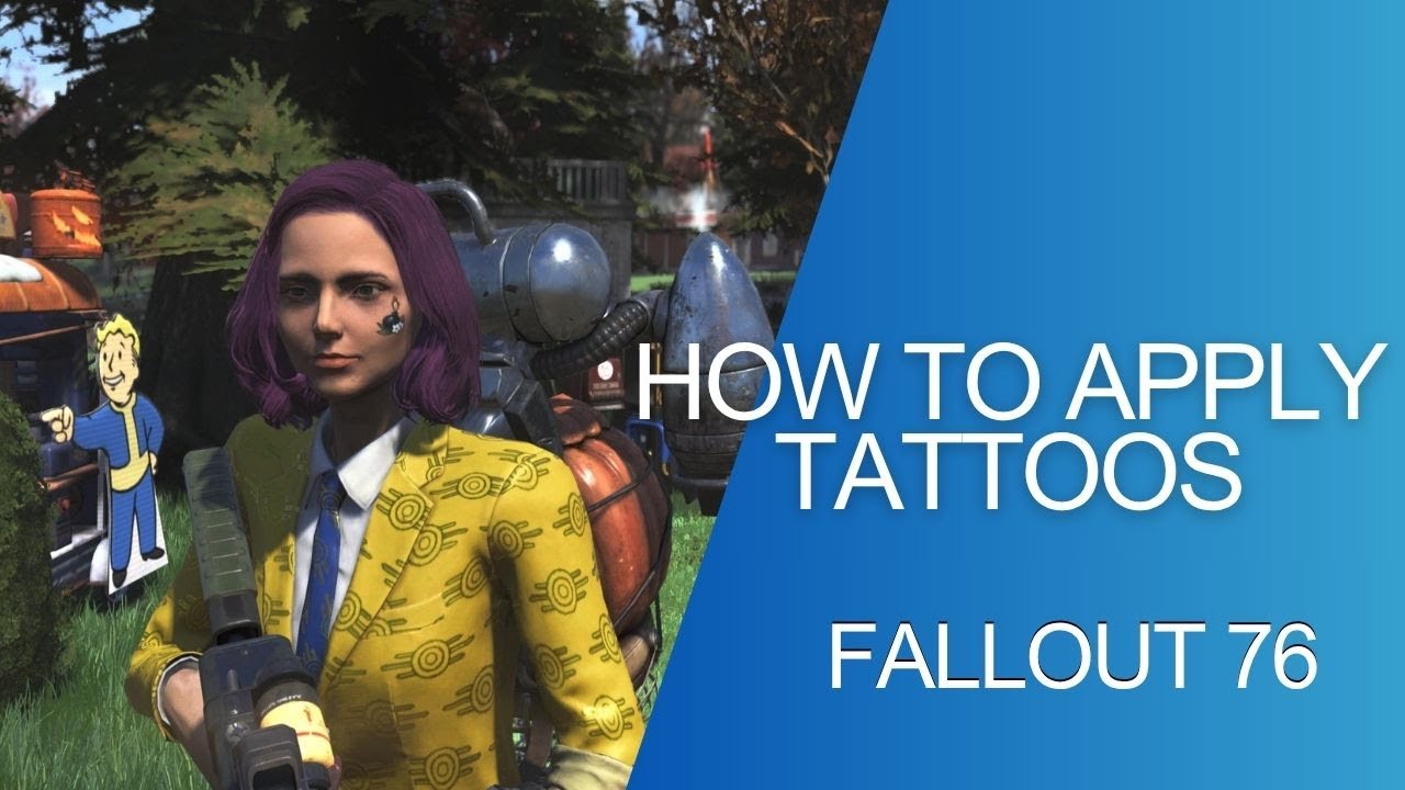 How to apply tattoos in Fallout 76