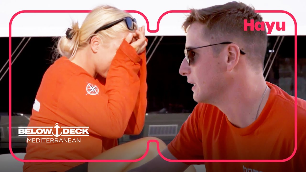Why did Reid make Courtney cry? | Season 7 | Below Deck Mediterranean