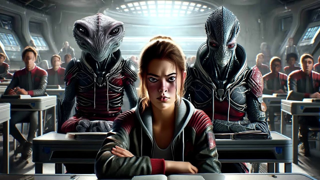 She Stayed Silent in Class—Then the Invasion Alarm Sounded and the Deathworlder Split Her Desk in...