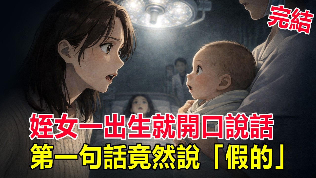 她剛出生就開口說話，第一句話竟然說「假的」