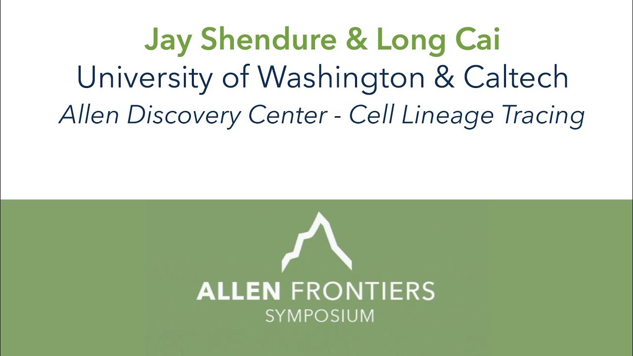 Jay Shendure and Long Cai | 2018 Allen Frontiers Symposium