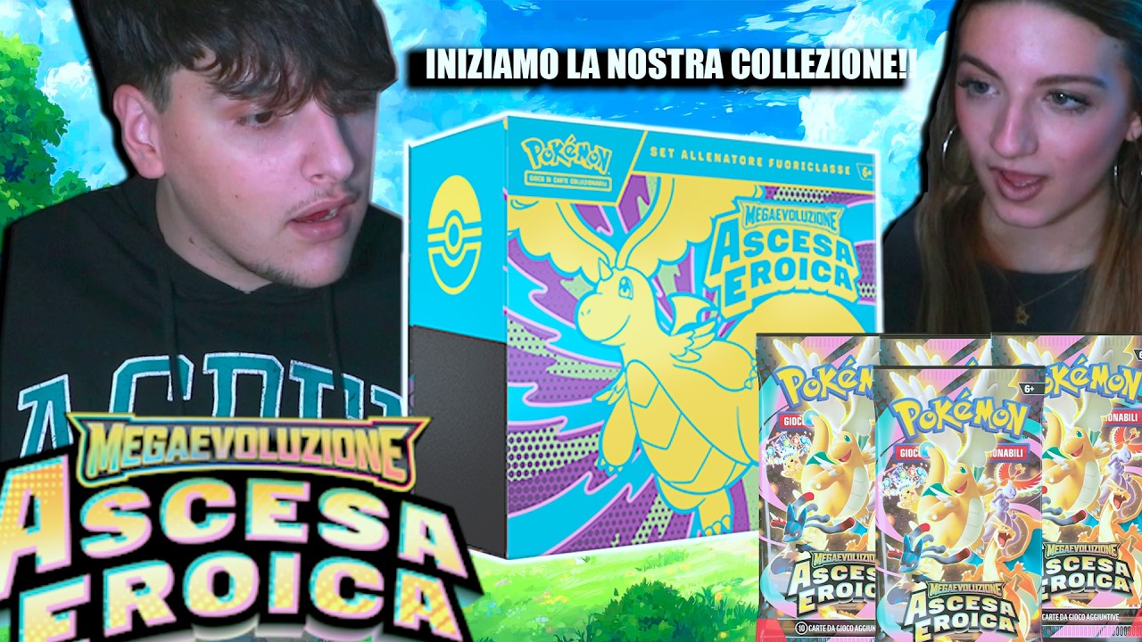 INIZIAMO A COLLEZIONARE!! SET POKEMON ASCESA EROICA!!