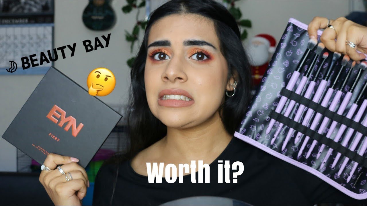 TESTING NEW BEAUTY BAY EYN PALETTE + BRUSHES | FIRST IMPRESSIONS | MAUMINA