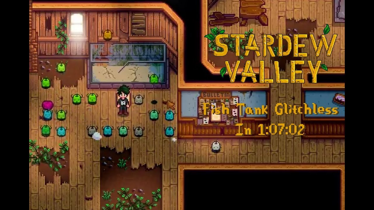 Stardew Valley Speedrun | Fish Tank Glitchless in 1:07:02 [WR]