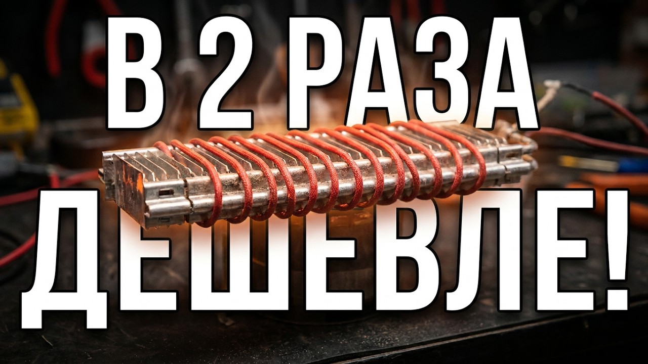 ОЧЕНЬ ЭКОНОМИЧНОЕ ОТОПЛЕНИЕ СВОИМИ РУКАМИ