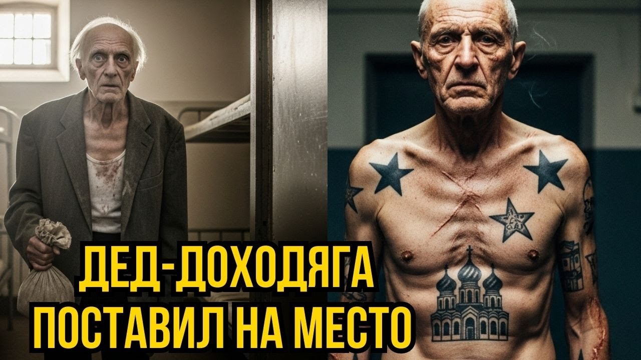 ВОР В ЗАКОНЕ РЕШИЛ ПРОВЕРИТЬ СТАРИКА НА ПРОЧНОСТЬ,  НО УВИДЕВ ЕГО ШРАМЫ, ПЕРВЫЙ ПРОТЯНУЛ РУКУ!