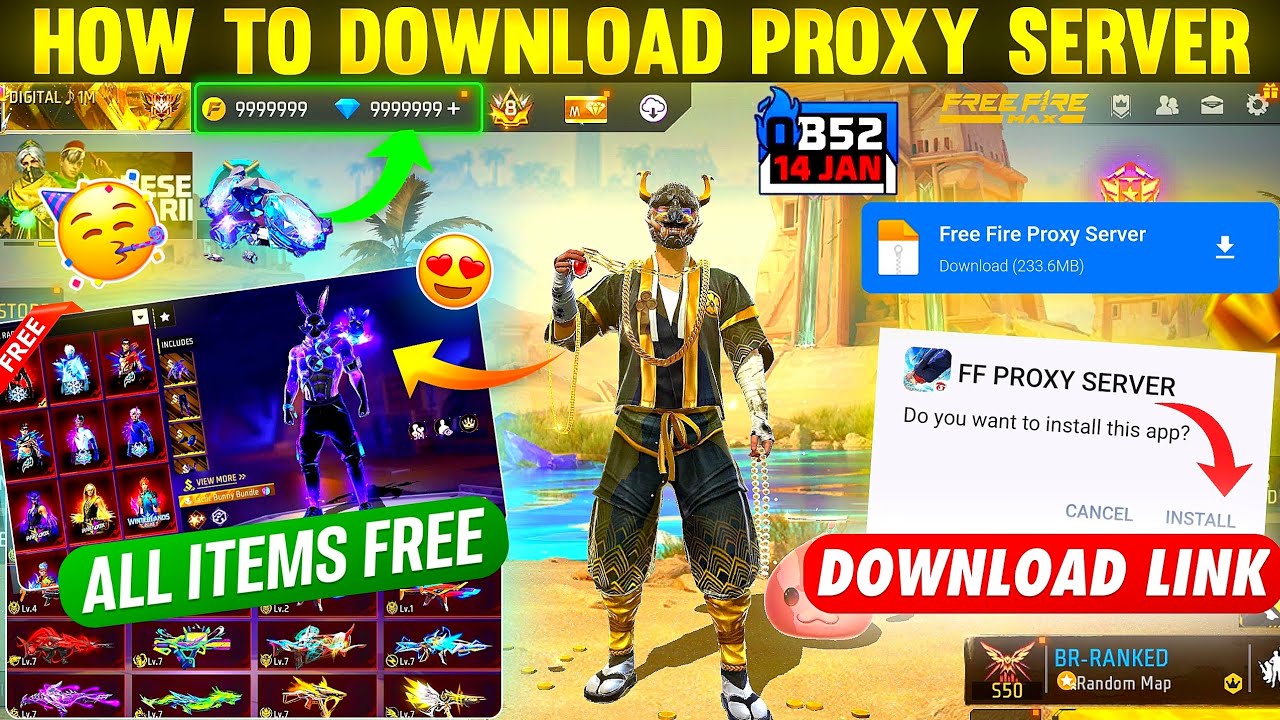 How To Download Proxy Server In Free Fire 💯😱🔥 | Free Fire Proxy Server | Proxy Server Free Fire