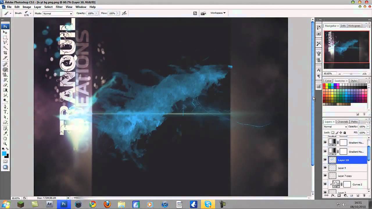 Tranquil Creation I Youtube BackGround Speed Art