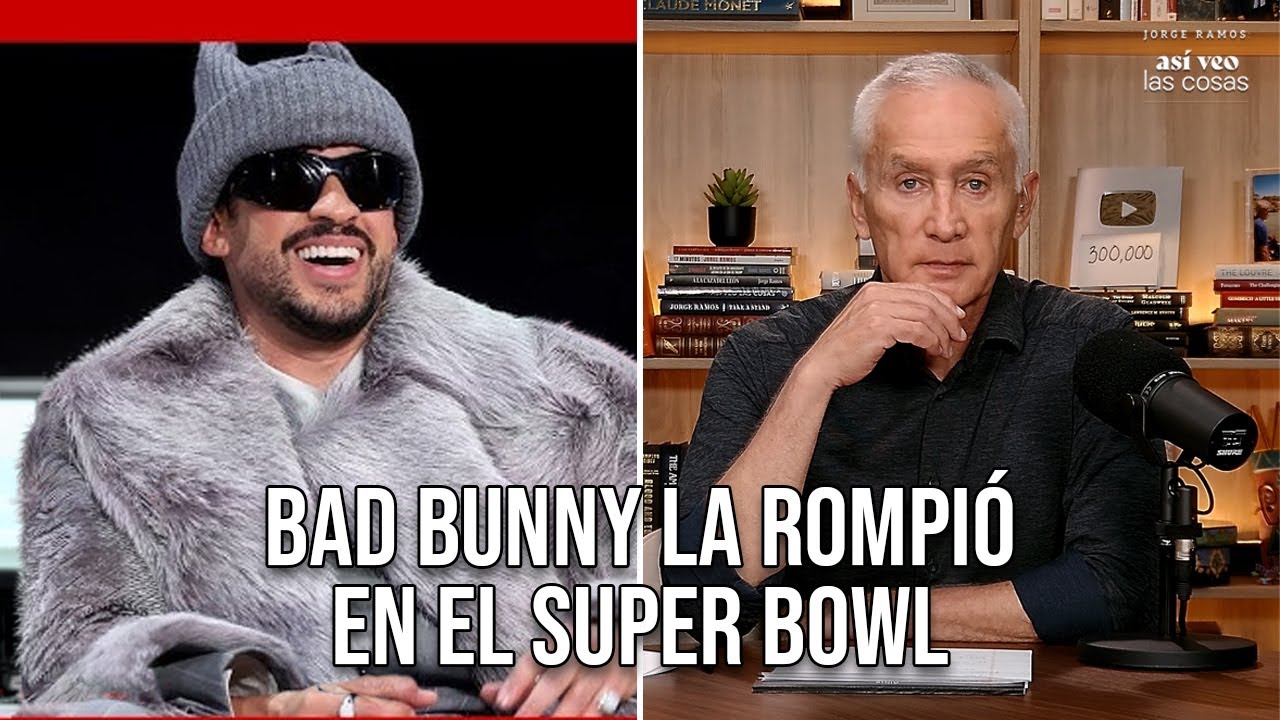 Benito (Bad Bunny) la rompió en el Super Bowl | Récord histórico y polémica con Trump