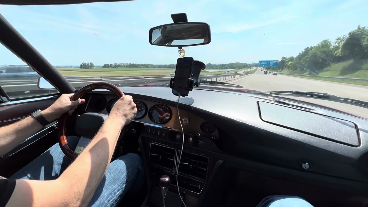 Citroën SM Autobahn gas and speed! 😁😁😁