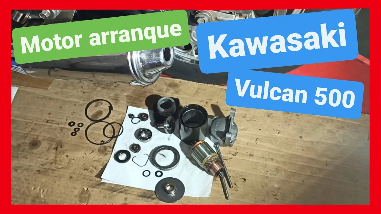 Como reparar el motor de arranque Kawasaki Vulcan 500