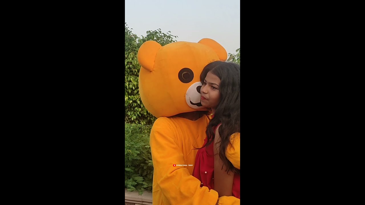 🤣kissing prank cute 🥰 girl International Teddy #youtubeshorts