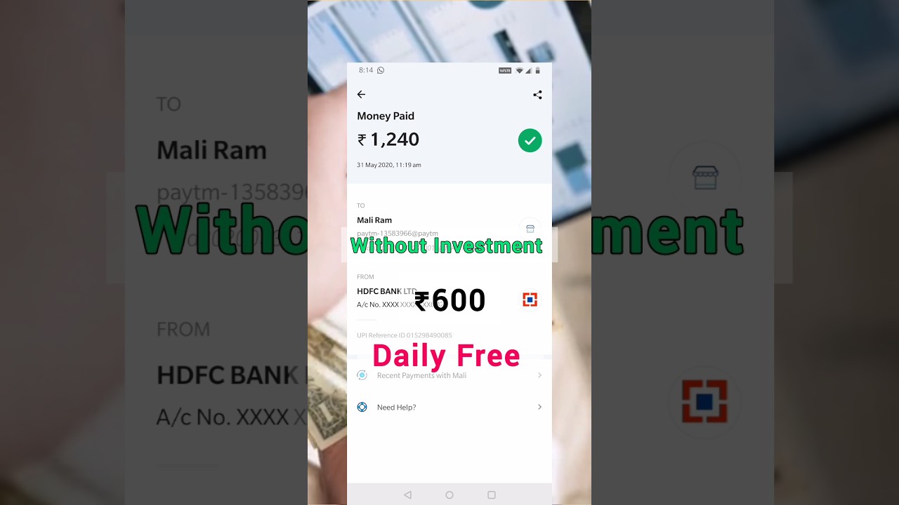 Daily Earn ₹600 Free | New Earning App | Without investment earning app 2025 | Earn money online