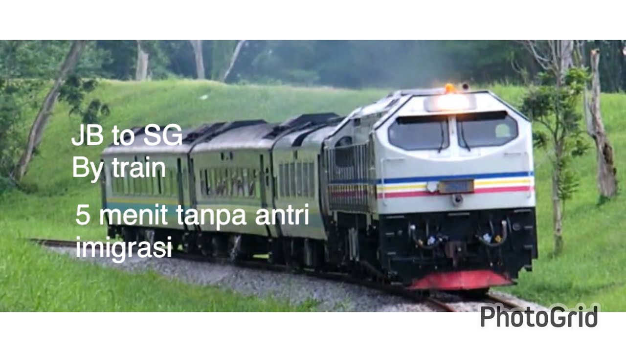 Johor to Singapore by train KTM Tebrau cuma Rp 18.000 nyaman tanpa antri