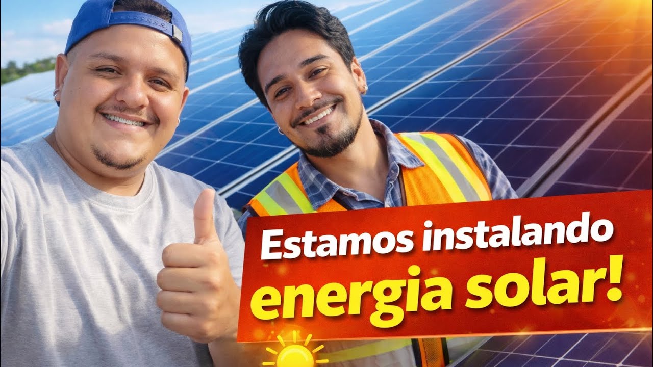 AGORA NOSSA CASA TERÁ ENERGIA SOLAR! ☀️UM SONHO QUE SE TORNOU REALIDADE!!! 🥹👏🏼👏🏼👏🏼