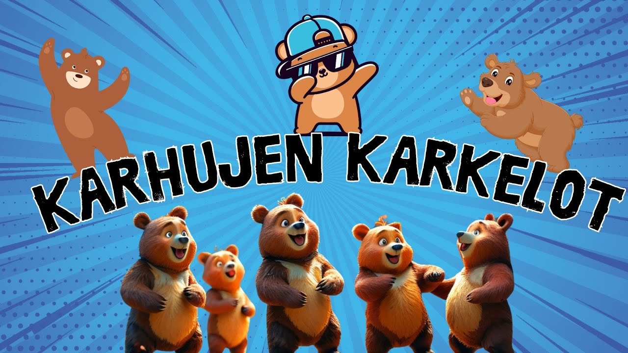 Karhujen Karkelot 🐻 Uusi lastenlaulu 🎶