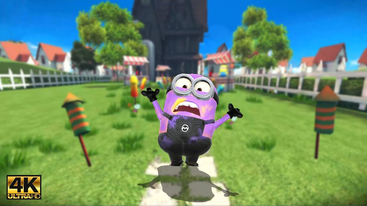 Minion Rush - Disguised Minion Run for 02m 11s as the Evil Minion at Residential Area | UHD 4K
