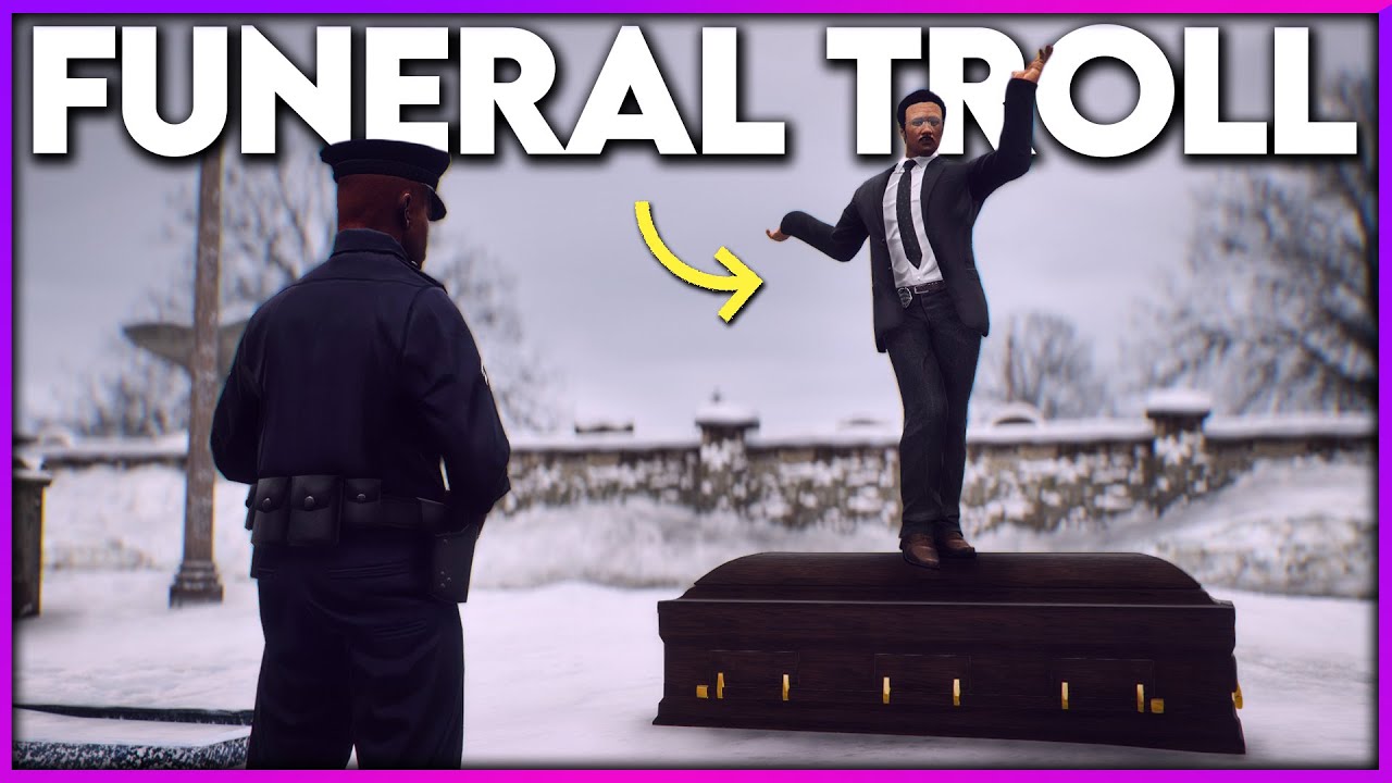 Trolling a COP'S FUNERAL #2 | GTA RP