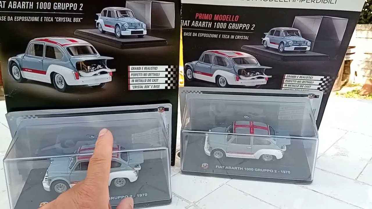 Abarth Hachette 1/24 - prima uscita versione 2024 e versione 2025