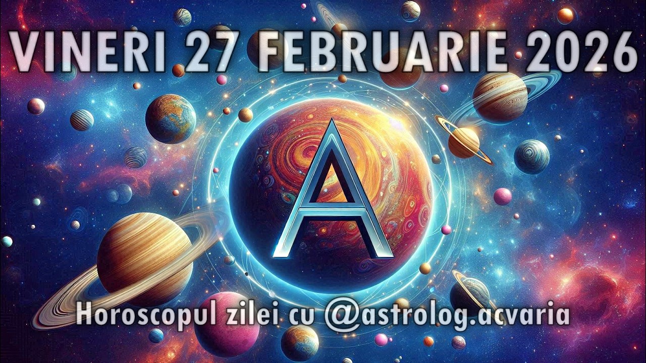 Inapoi ca Mercur➰ VINERI 27 FEBRUARIE 2026 ☯ HOROSCOPUL ZILEI  @astrolog.acvaria ​