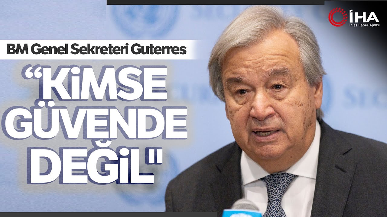 BM Genel Sekreteri Guterres: Gazze Çocuklar İçin Mezarlığa Dönüşüyor