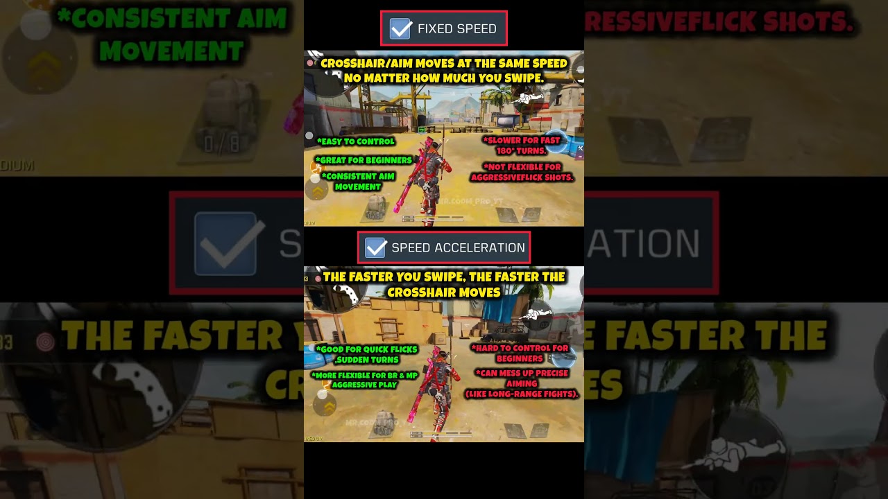 ✅ Fixed vs Speed ❌Best Rotation Mode in CODM BR 🔥💯 Codmobile Tips and Tricks #shorts #codmbr #cod