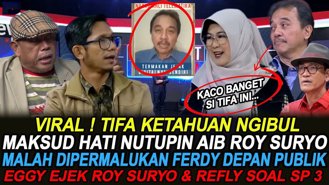 VIRAL,,TIFA KETAHUAN NGIBUL! SOK BELAIN ROY JEJAK DIGITAL BEREDAR ! MALUNYA SAMPE BANGET...