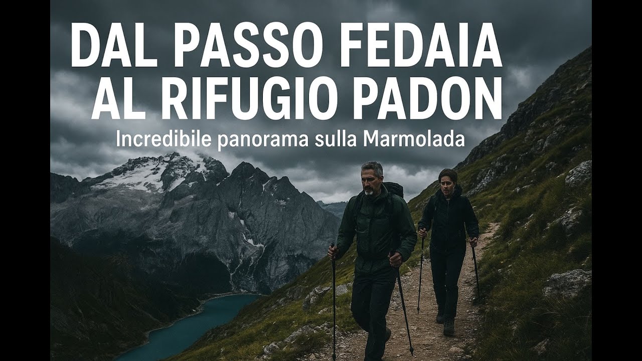 Dal passo fedaia al rifugio Padon