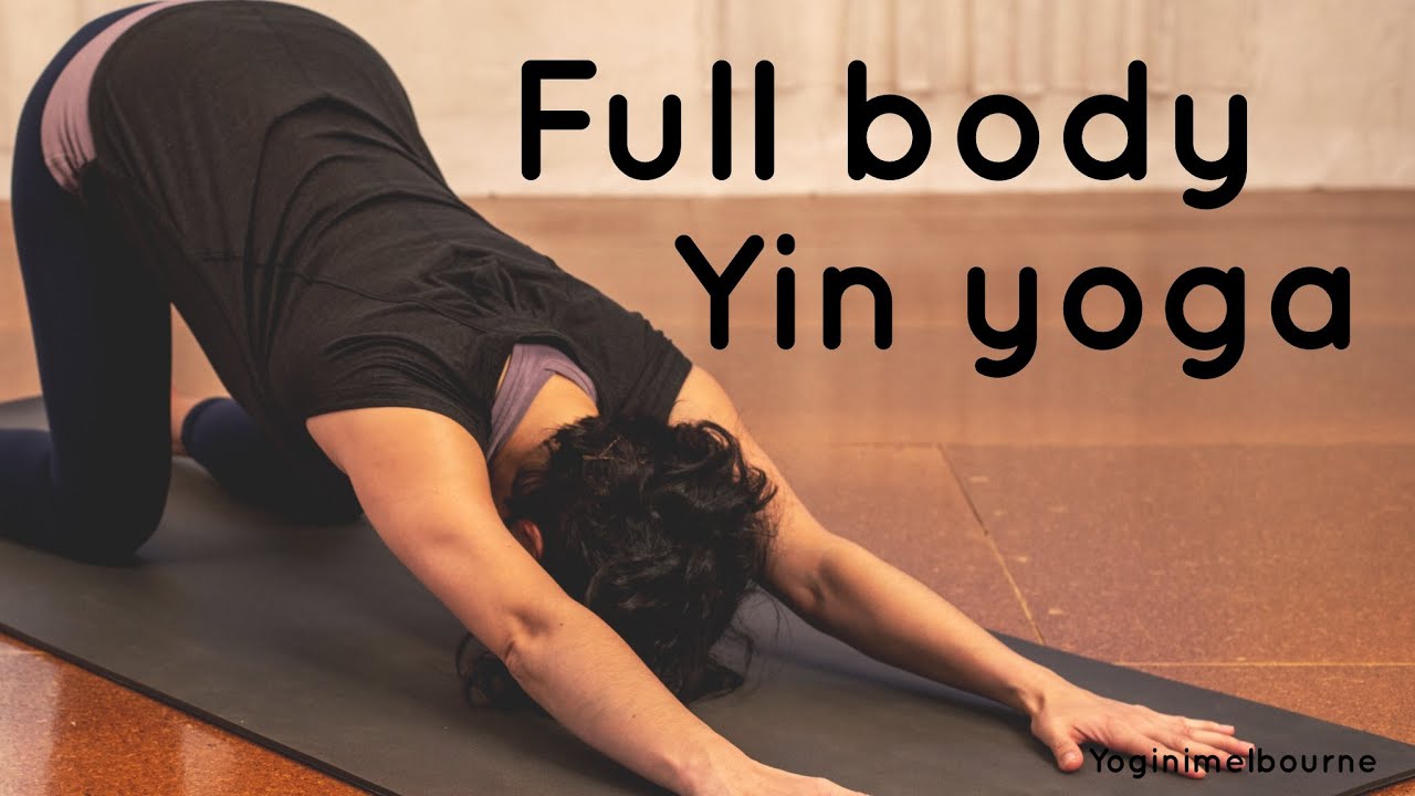 Full body yin yoga for stress relief | 40min | pranayama | unwind | deep release |
