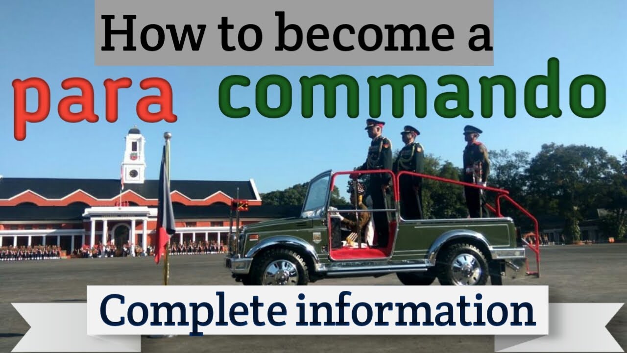 How to become a para commando