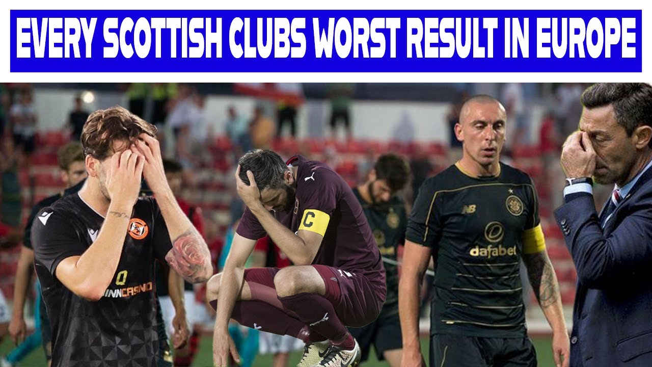 Every Scottish Clubs WORST Result In Europe