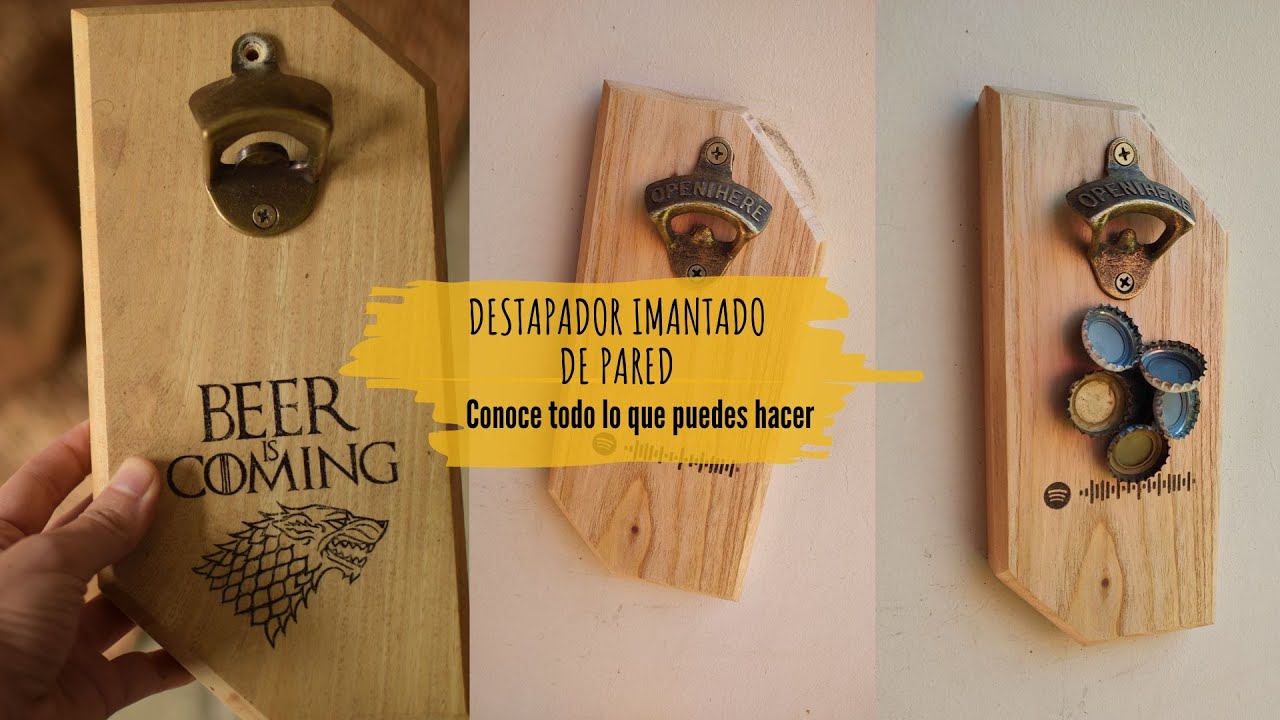Destapador de cerveza imantado de pared! conoce todo lo que puedes hacer