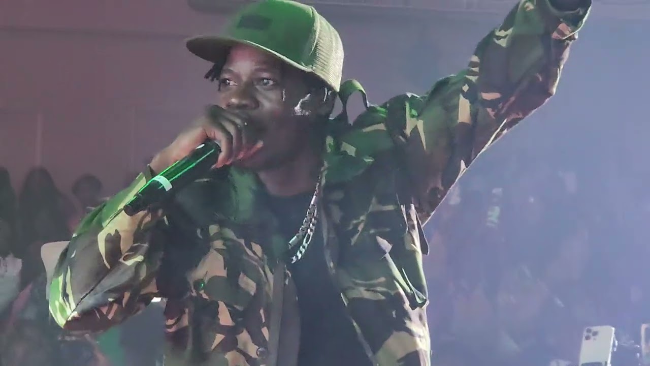 ALIEN SKIN FIGHTS DAVID LUTALO LIVE ON STAGE IN LONDON.
