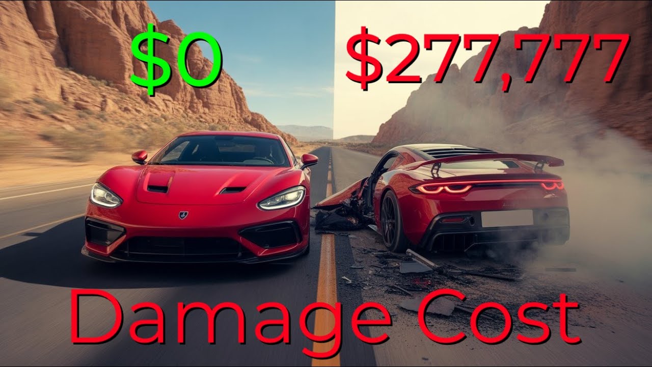 Realistic Crashes BeamNG Drive Damage Cost Civetta Scintilla | Epic Wallet Survival
